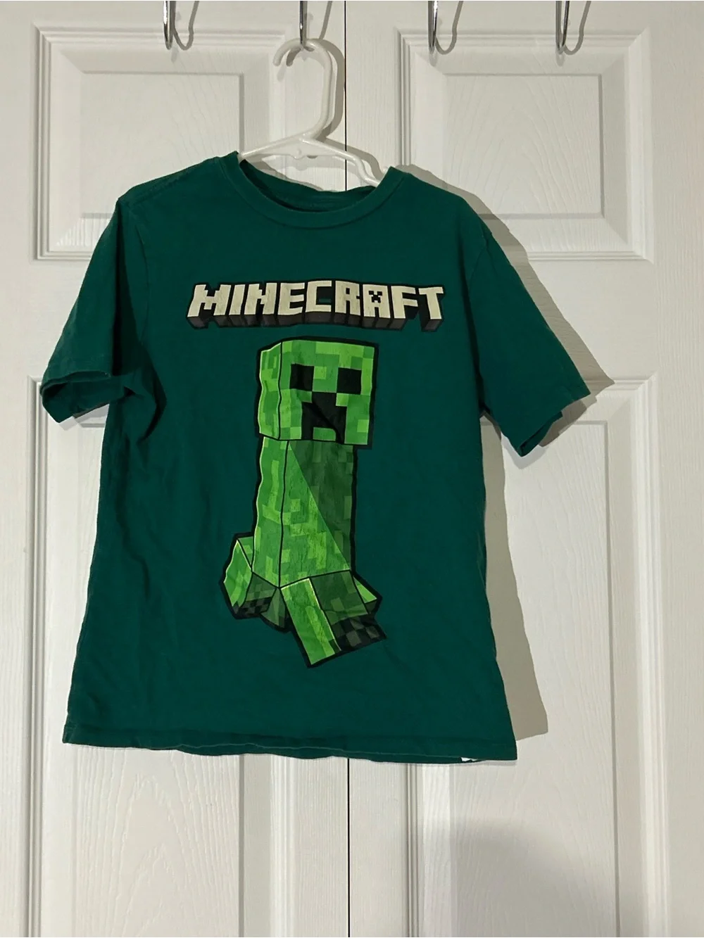 GAP Boys' Green Minecraft Creeper Graphic Tee